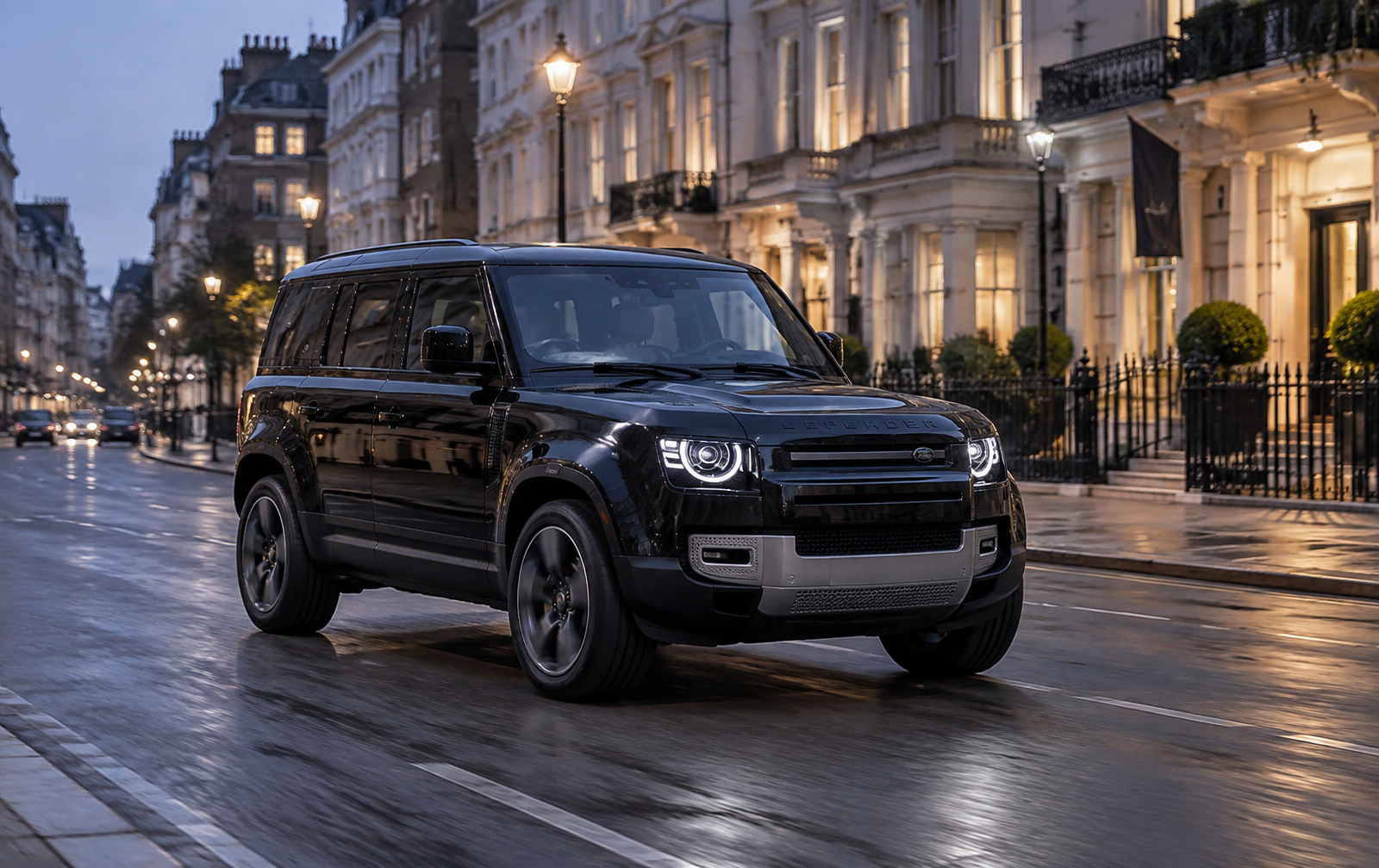 Land Rover Defender full exterior for hire in London