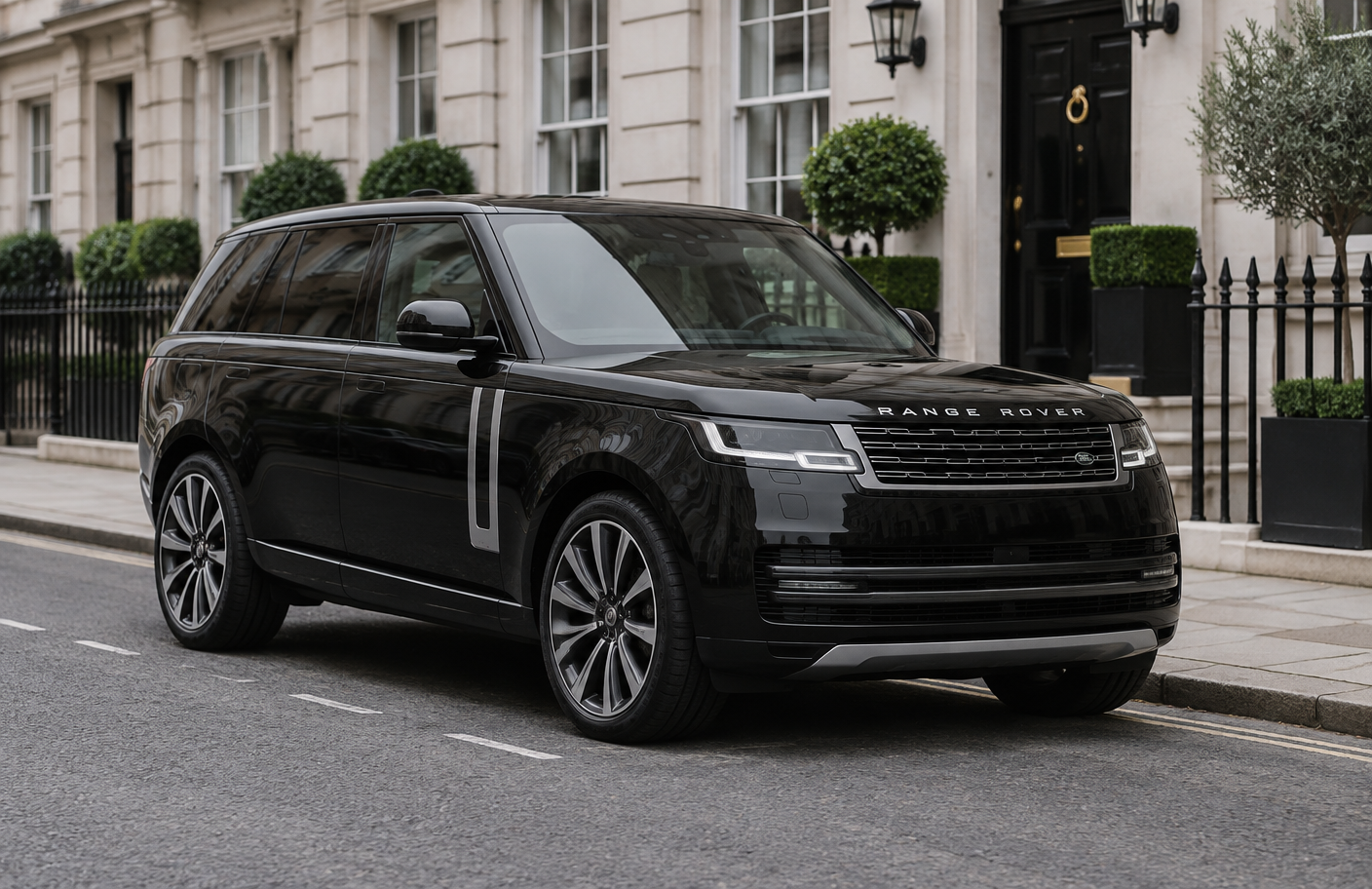 Range Rover Vogue full exterior for hire in London