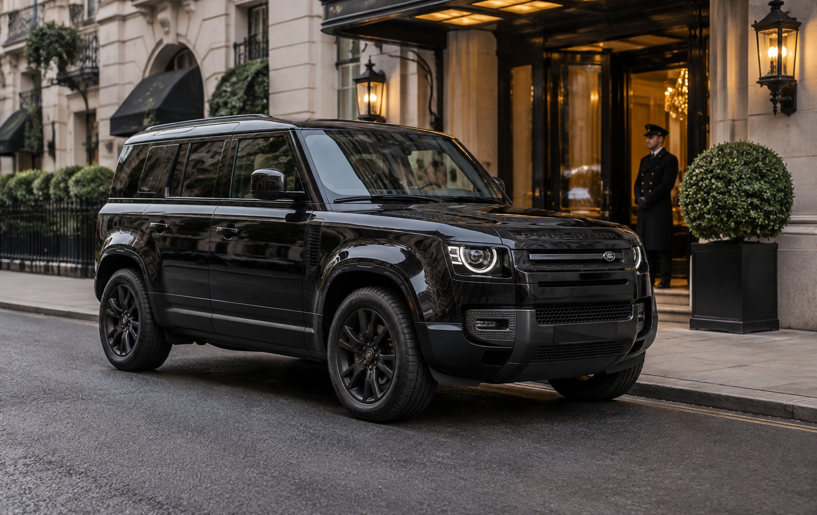 Luxury Range Rover journey through the British countryside